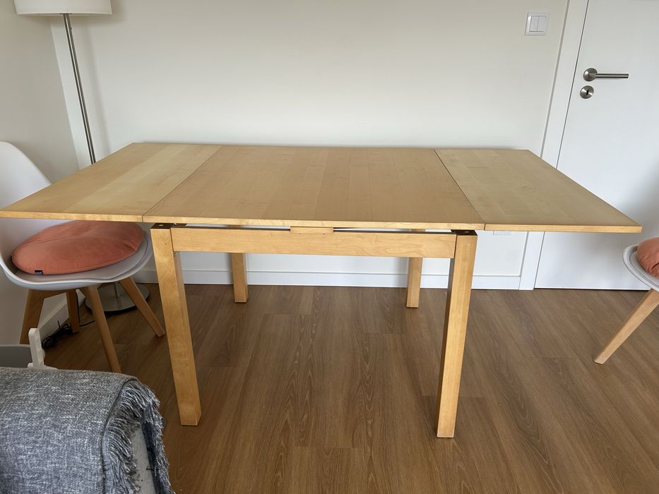 Mesa de madeira extensivel ikea