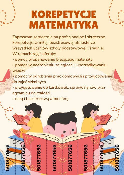 Korepetycje - matematyka. Stacjonarnie i online