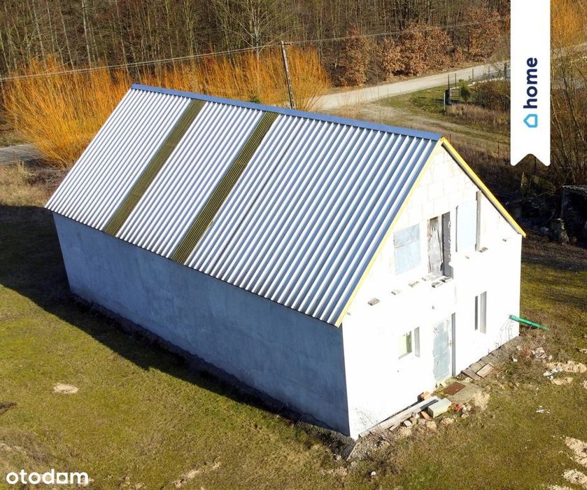 Garaż który chce być domem, działka 1100 m2