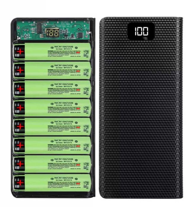Powerbank корпуса на 8 и 10  аккумуляторов 18650