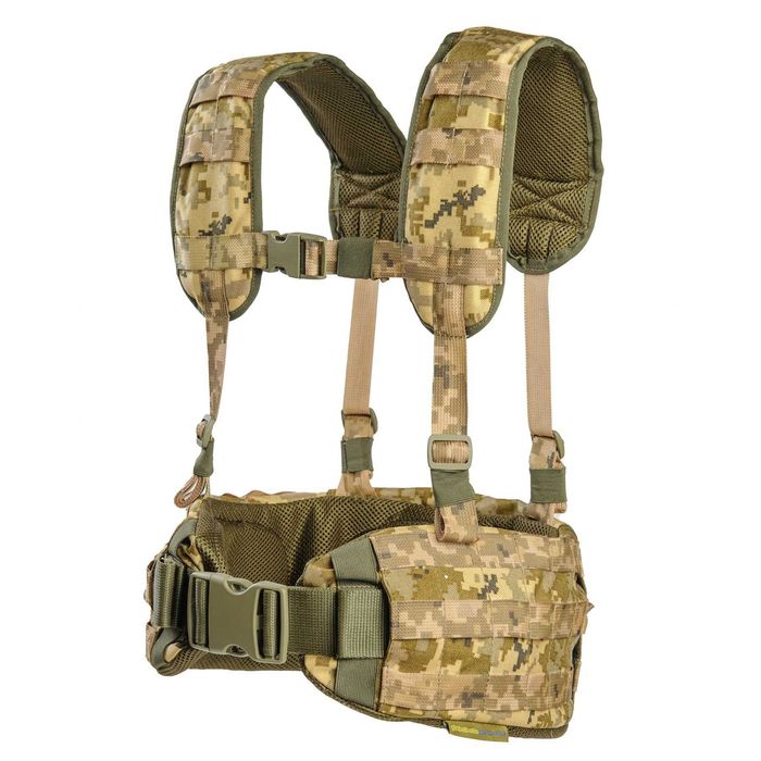 Ремінно-плечова система WARBELT без підсумків в кольорі піксель