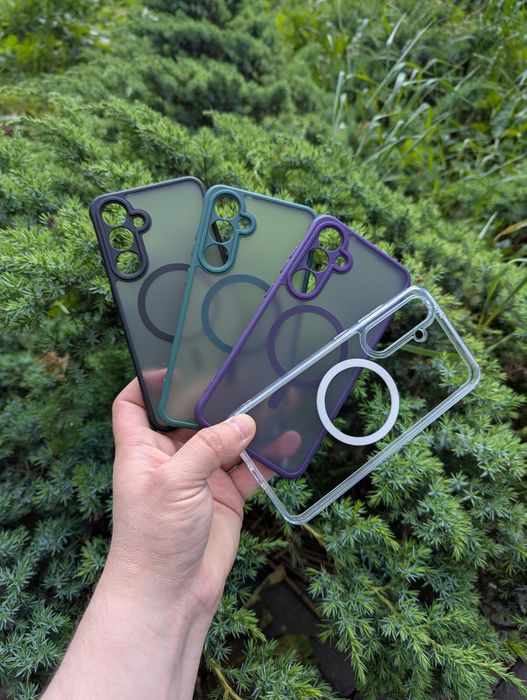 Samsung S24 FE Противоударный чехол BQ MagSafe все модели