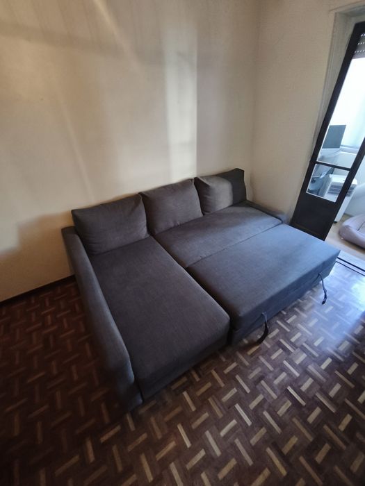 Sofá C/ Chaise long, arrumação + Cama extra