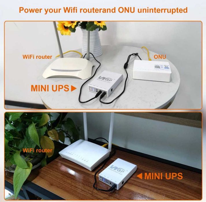 Mini UPS WGP 38w 5/9/12v 10400mAh