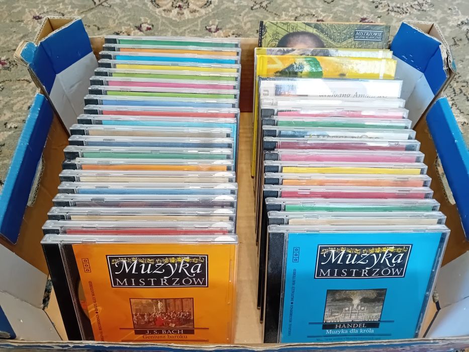 Plyty CD z Muzyką Klasyczną, Zestaw 38 Sztuk, Różne, Wyprzedaż Kolekcji !! OKAZJA !!