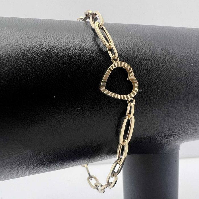 Wyjątkowa złota bransoletka P585 2,74G 18-20cm 0,4cm