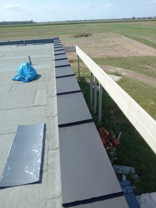 Dekarz zgrzewanie papy płaski dach styropapa usługi dekarskie