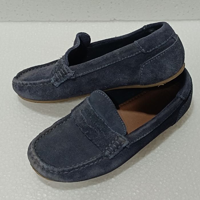 Sapatos Camurça Azul Zara Criança Tamanho 34