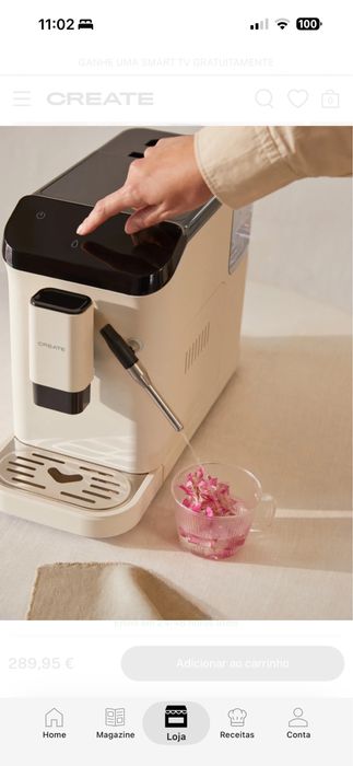 Maquina cafe grão CREATE Thera Matic Touch