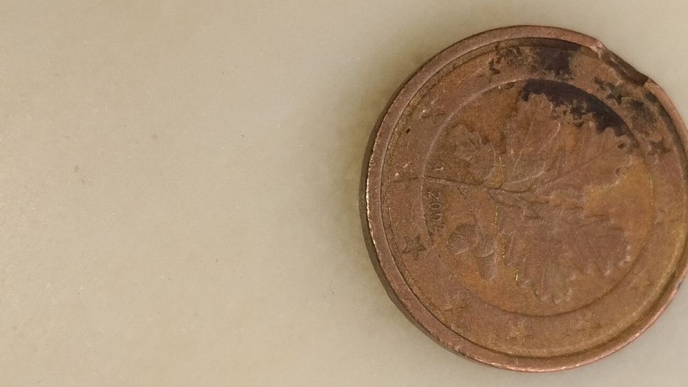 Moeda rara de 1 cêntimo da Alemanha