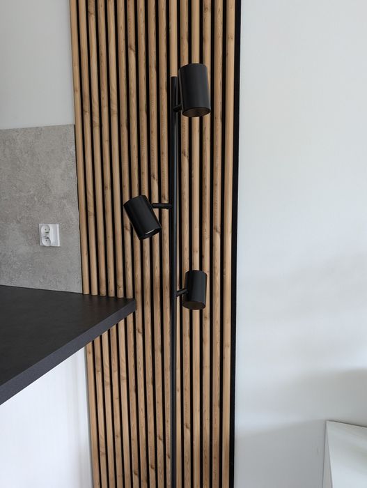 Lampa podłogowa IKEA NYMÅNE antracyt (3 reflektory) - jak nowa!