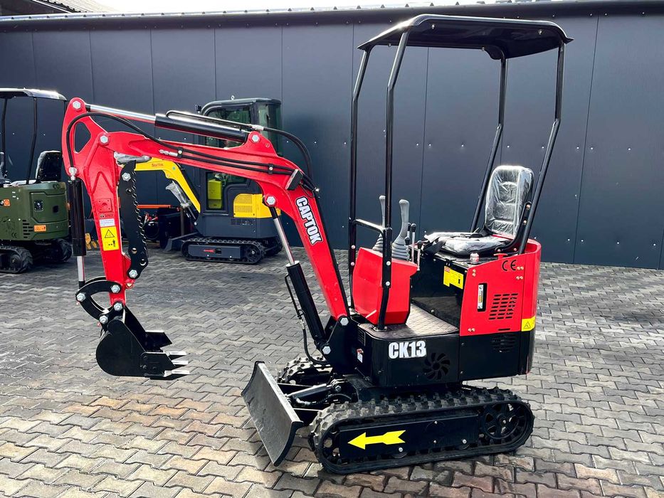 Minikoparka gąsienicowa Captok CK13 1000 kg 1 tona benzyna
