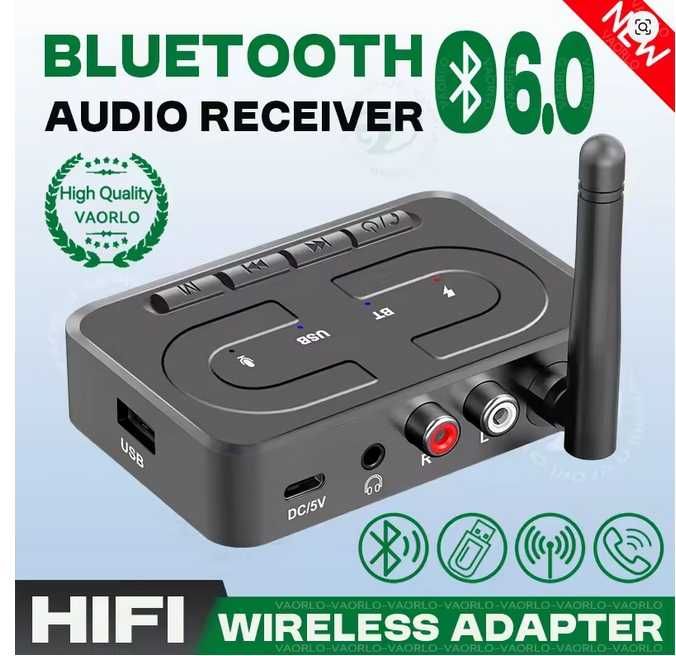 Т89 Аудиоприймач VAORLO Bluetooth 6.0