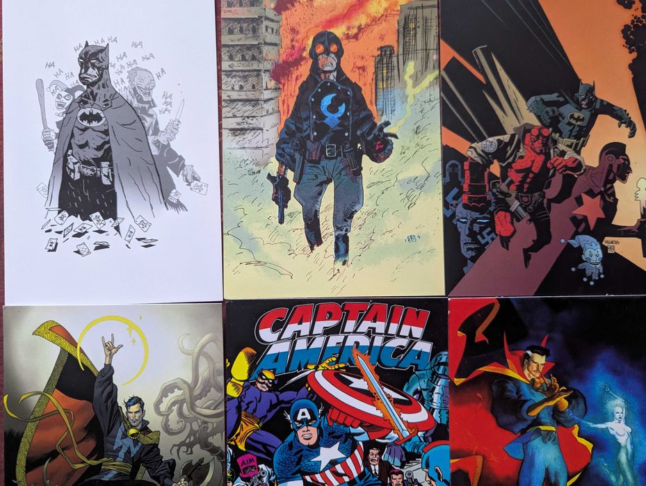 Открытки комикс тематика 16 штук