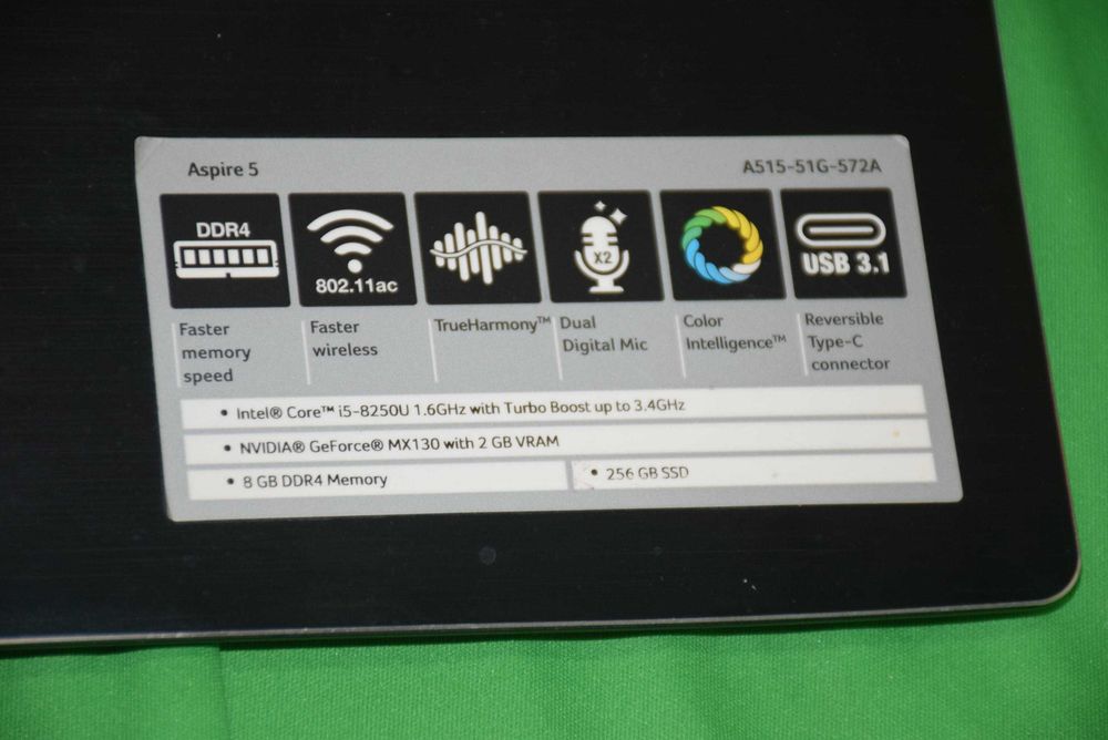 Portátil Acer A515-51G-572A Win10 Pro