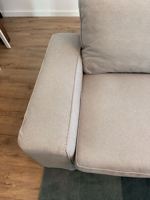 Sofá KIVIK Sofá 3 lugares c/chaise longue, Tallmyra brc/pret