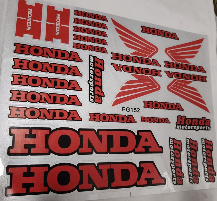 Pack de Autocolantes Adesivos Honda Cbr...Hornet... Shadow