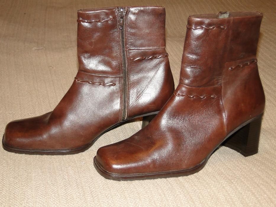 BUTY DAMSKIE SKÓRZANE Next Kozaczki Botki Zimowe r. 41 7 26,5