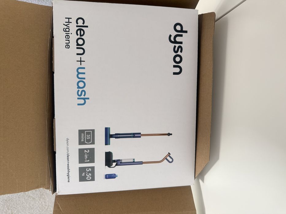 Dyson clean + wash hygiene em caixa
