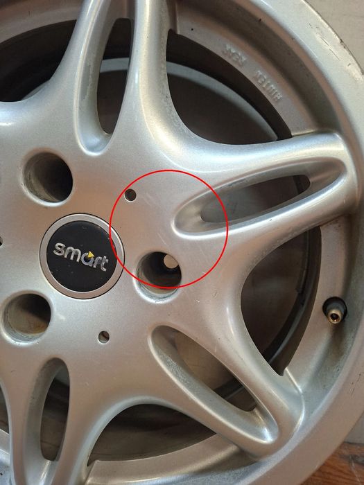 Jante trás esquerda SMART ForTwo Cabrio (450)