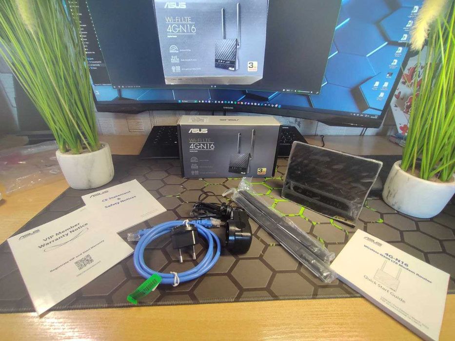ТЕРМІНОВО! 4G/LTE Роутер ASUS 4G-N16 Новий!