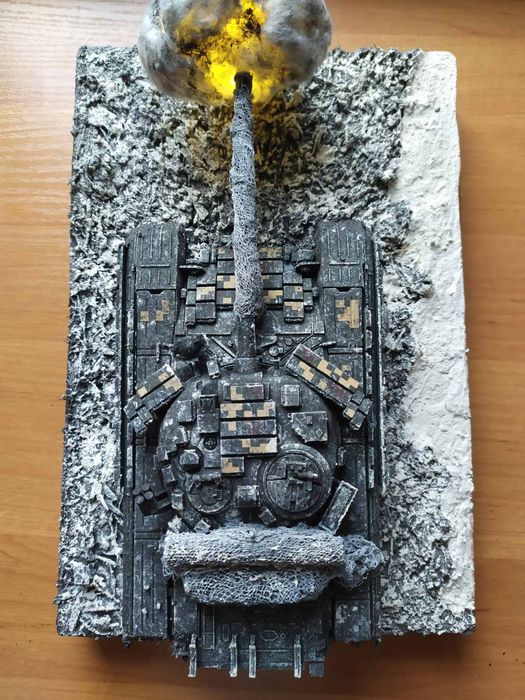 Діорама Т-64БВ в зимових умовах, масштаб 1:35