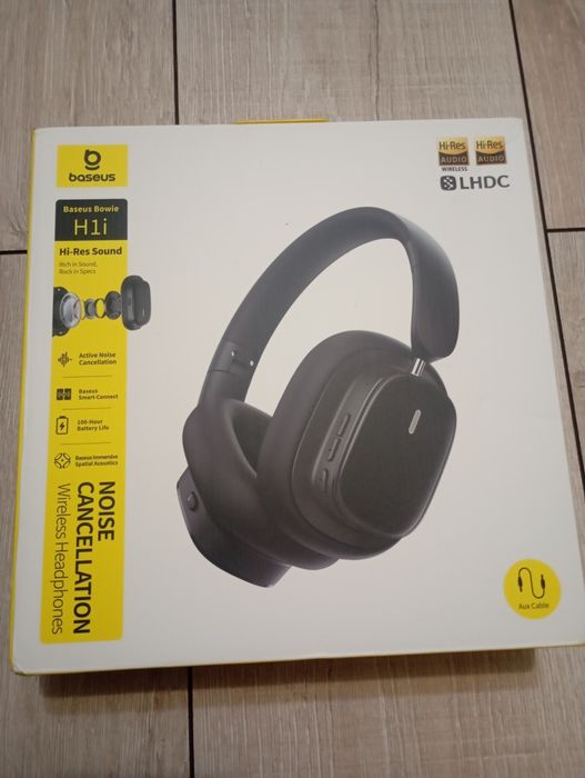 Игровые наушники Baseus Bowie H1i, Bluetooth 5.3, ANC, Hi-Res, 38 дБ
