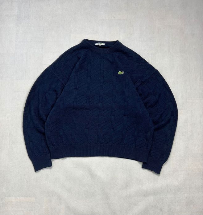 Sweter Lacoste vintage 90’s france 51% wool