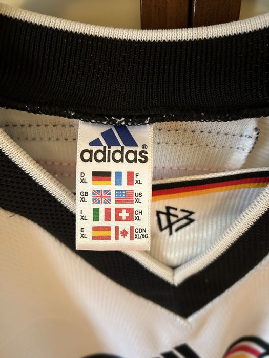 Camisola Alemanha Copa do mundo de 1998 Original Adidas