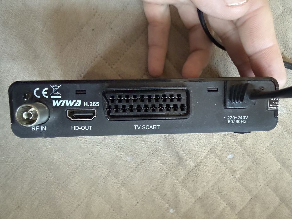 Dekoder dvbt t2 h.265 brak pilota