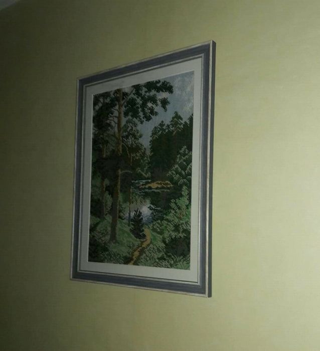 Вышивка крестом "Лето" в рамке