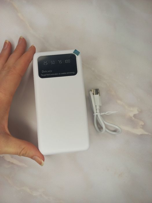 Павербанк 20000. Два юсб виходи +ліхтарик