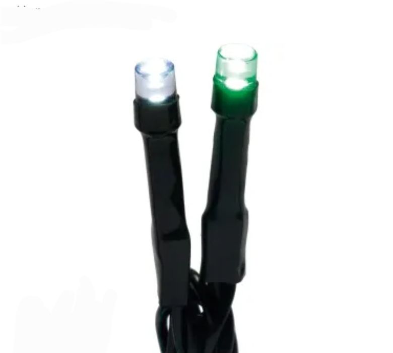 Lampki choinkowe wew./zewn. 100 LED zielone/białe