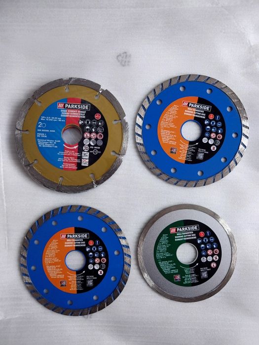 Tarcze Diamentowe 125mm 4 SZT do Cięcia na mokro sucho Beton Cegła
