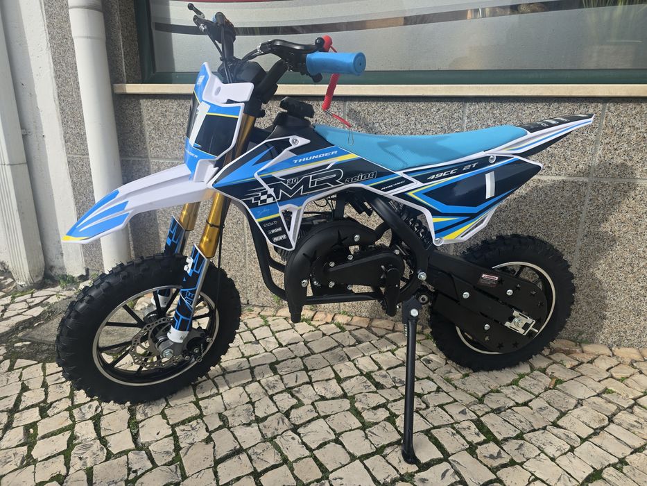 Mini motocross gasolina de cilindrada 49 vários cores disponíve novos