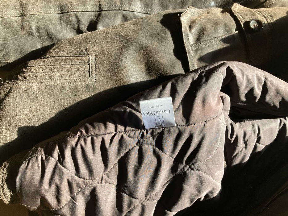 Blusão cabedal (M) com forro!