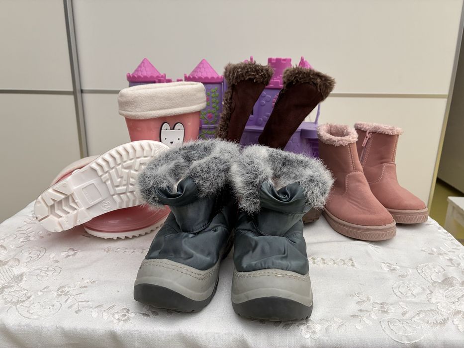 Botas menina tamanho 24 calcado inverno botas, botins, galochas
