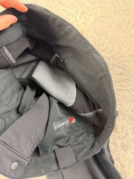 Ocieplane Spodnie Jack Wolfskin Stormlock Softshell Recco Cechline