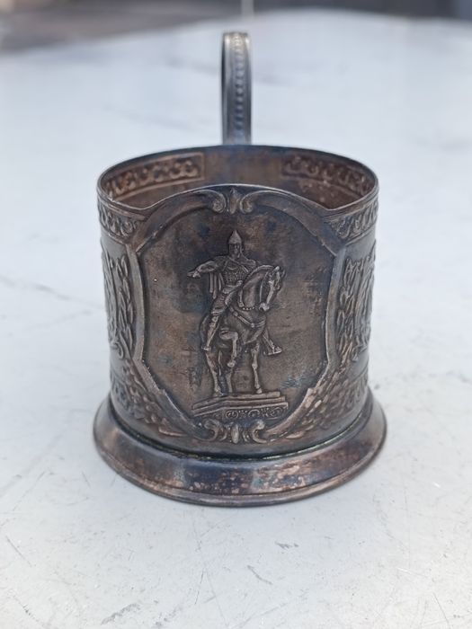 Підстаканник мельхіоровий