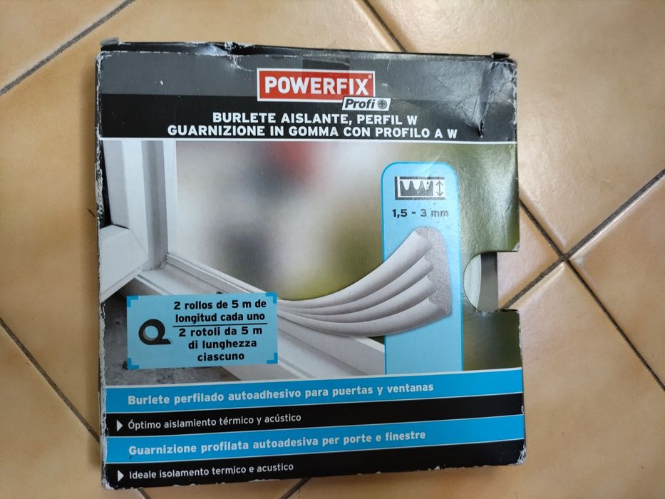 Perfil de Isolamento janelas e portas
