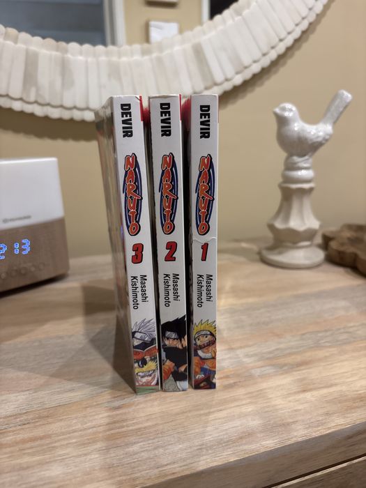 Livro naruto 1-2-3 (manga)