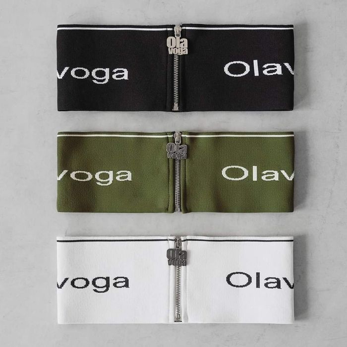 Pasek Olavoga Ligra biały khaki Uni