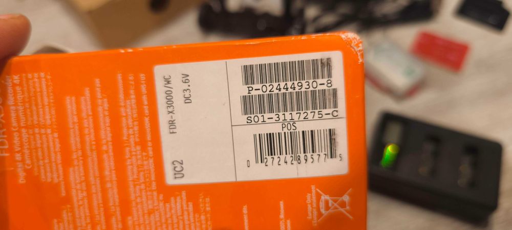 Sony FDR-X3000 + Повний комплект (Аквабокс, Захист, 128GB)