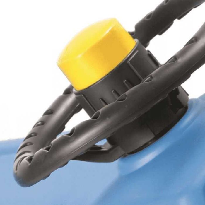 Plastikowe sanki auto DRIVE CONTROL niebieski ślizg