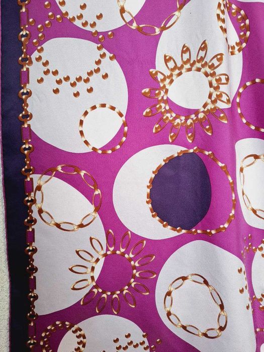 Хустка жіноча шовкова Vakko преміум Розмір 90х87 см