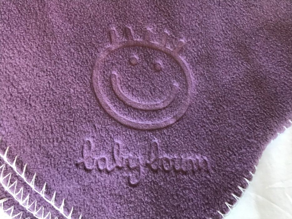 Manta polar para berço bebe marca BABY BOUM
