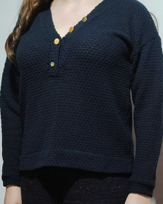 Camisola azul - Tiffosi - Tamanho S [Portes incluídos]