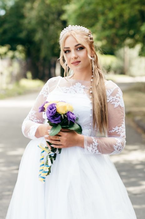 Платье свадебное белое