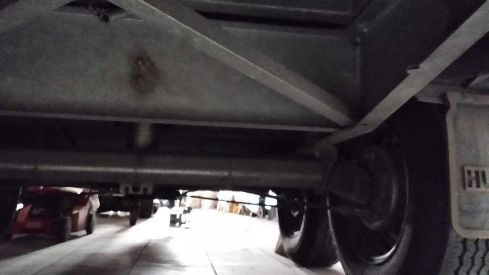 Reboque duplo basculante, hidráulico, matr nacional COMO NOVO