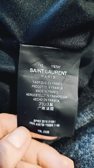 SAINT LAURENT Paris спідниця максі. Вовна, шовк.